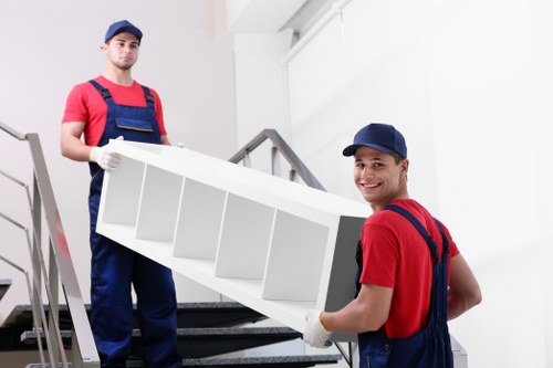Office removals team planning a business move in Richmond upon Thames