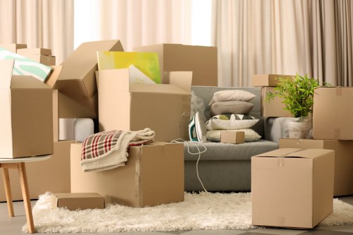 Removal van arranged for a property move in Richmond upon Thames